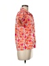 SZ Blockprints Print Orange Short Sleeve Blouse Size M - photo 4