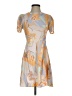 Zara Print Tan Cocktail Dress Size XS - photo 1