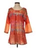 Unbranded Orange 3/4 Sleeve Top Size S - photo 1