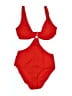 Aerie Solid Red One Piece Swimsuit Size M - photo 1