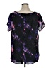 Torrid Stars Purple Short Sleeve Blouse Size 1X Plus (1) - photo 2