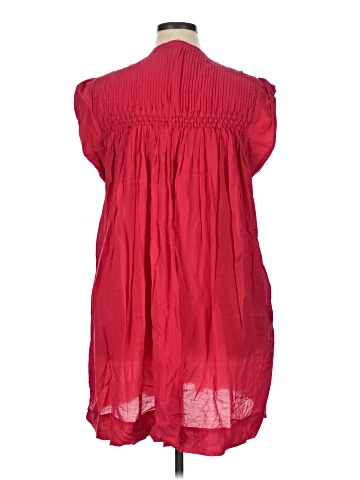 Madewell Embroidered Pleated Mini Dress (view 2)