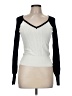 Chaser 100% Cotton Ivory Pullover Sweater Size M - photo 1