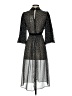 L.K. Bennett 100% Polyester Polka Dots Black Casual Dress Size 2 - photo 2