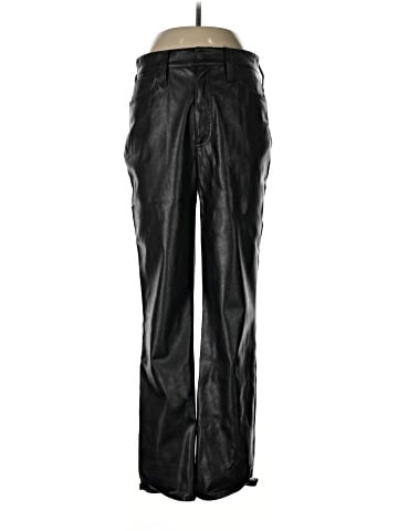Madewell The Perfect Vintage Straight Jean: Faux Leather Edition (view 1)