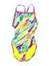 Unbranded Tie-dye Yellow One Piece Swimsuit One size - photo 1