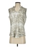 Tribal Silver Sleeveless T-Shirt Size S - photo 1