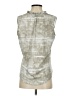Tribal Silver Sleeveless T-Shirt Size S - photo 2