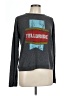 Retro Brand Gray Long Sleeve Top Size M - photo 1