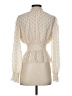o.p.t 100% Polyester Ivory Long Sleeve Blouse Size S - photo 2