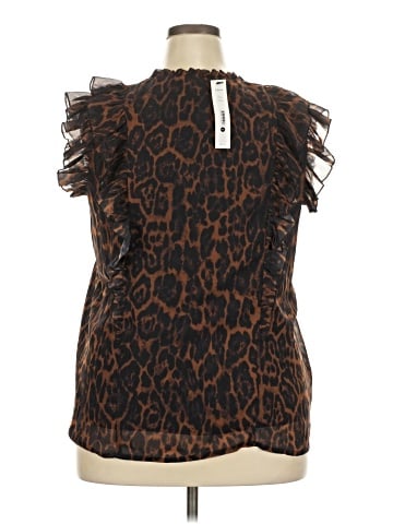 Aqua Sleeveless Blouse (view 2)