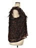 Aqua Animal Print Brown Sleeveless Blouse Size XXL - photo 4