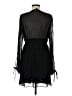 Double Zero 100% Polyester Solid Black Cocktail Dress Size M - photo 2