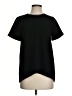 Madewell Black Leather-Trim Tailored Tee Size S - photo 1