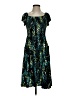 Torrid Print Teal Cocktail Dress Size (00) - photo 1