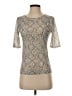 LOFT Versa Silver Short Sleeve Top Size XS - photo 1