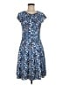 Tory Burch Paisley Blue Casual Dress Size M - photo 1