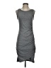 Leith Solid Gray Casual Dress Size S - photo 1