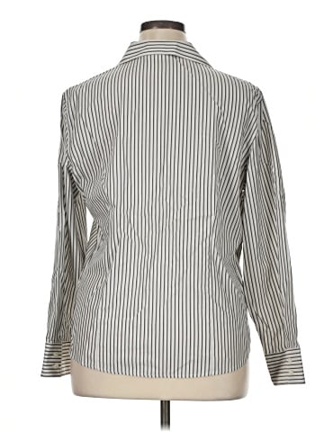 Chico's Long Sleeve Button-Down Shirt (view 2)