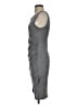 Leith Solid Gray Casual Dress Size S - photo 5
