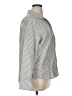Chico's 100% Cotton Stripes Silver Long Sleeve Button-Down Shirt Size XL (3) - photo 4