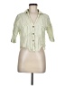 Zara Green 3/4 Sleeve Button-Down Shirt Size M - photo 1