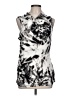 Calvin Klein Silver Sleeveless Blouse Size L - photo 1