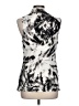 Calvin Klein Silver Sleeveless Blouse Size L - photo 2