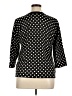 JM Collection Polka Dots Black Cardigan Size XL - photo 2