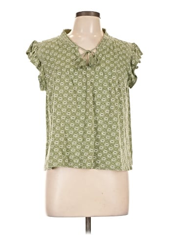 Lucky Brand Short Sleeve Blouse (view 1)