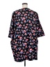 Ulla Popken 100% Baumwolle Black 3/4 Sleeve Blouse Size 28 - 30 - photo 2