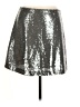 Gap 100% Polyester Metallic Silver Formal Skirt Size 8 - photo 1