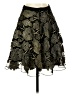 Eva Franco 100% Polyester Paisley Black Formal Skirt Size 4 - photo 2