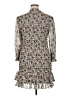 Veronica Beard 100% Polyester Paisley Floral Ivory Casual Dress Size 14 - photo 2