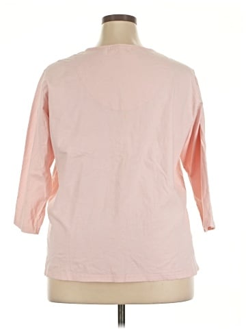 Carole Hochman 3/4 Sleeve Button-Down Shirt (view 2)