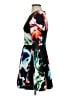 Bebe 100% Polyester Print Black Casual Dress Size XS - photo 5