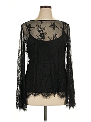 White House Black Market Long Sleeve Blouse (view 1)