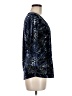 DressBarn Blue 3/4 Sleeve Top Size M - photo 4