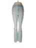 Good American 100% Cotton Color Block Blue Jeans Size 8 - photo 1