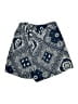 Shein Curve 100% Polyester Paisley Blue Shorts Size 20 Plus (4) - photo 2