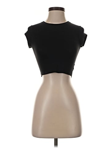 Golden Aritzia Short Sleeve Turtleneck (view 1)