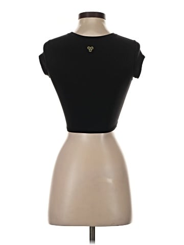 Golden Aritzia Short Sleeve Turtleneck (view 2)