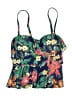 Assorted Brands Tropical Green Swimsuit Top Size S - photo 1