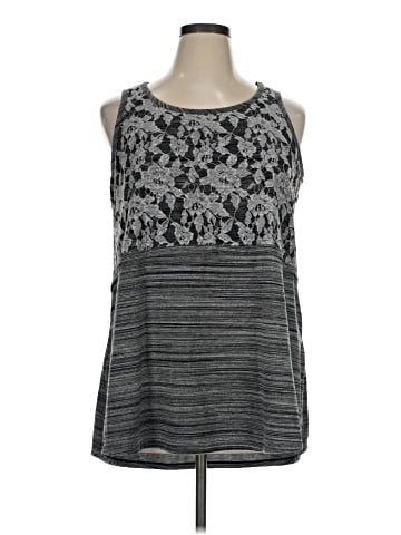 LOGO by Lori Goldstein Sleeveless Blouse (view 1)
