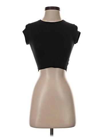 Golden Aritzia Short Sleeve Turtleneck (view 1)