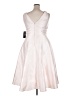 Alfred Sung 100% Polyester White Pink Cocktail Dress Size 18 - photo 2