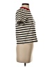 Cos Stripes Ivory Short Sleeve Turtleneck Size XS - photo 4