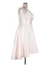 Alfred Sung 100% Polyester White Pink Cocktail Dress Size 18 - photo 4