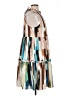 Donna Morgan Graphic Blue Cocktail Dress Size 16 - photo 4