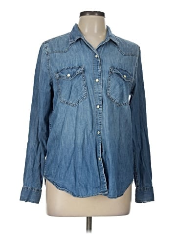 Gap Long Sleeve Button-Down Shirt (view 1)
